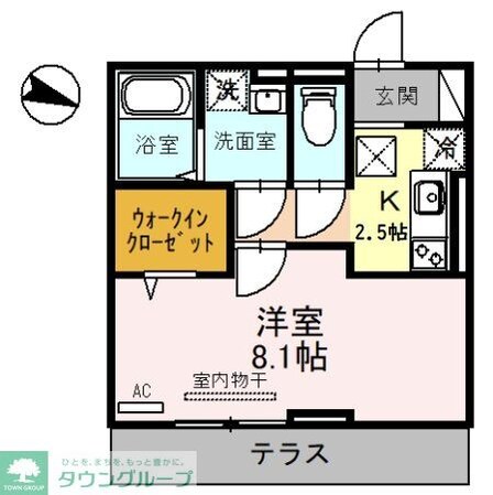 プルメリアの物件間取画像